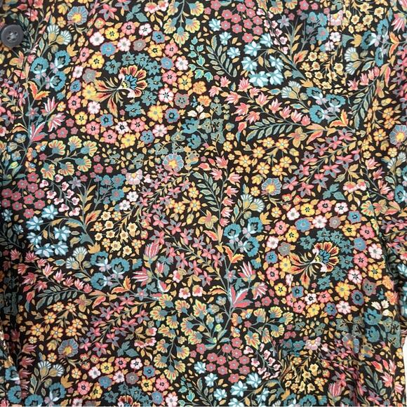 J Crew Button Down Shirt Floral Liberty Fabrics 0 - Picture 4 of 9